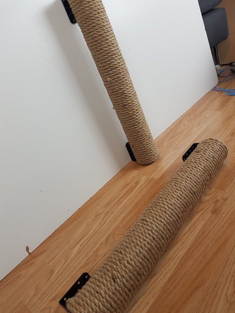 Scratching post wall Cat scratcher wall mount scratching Etsy
