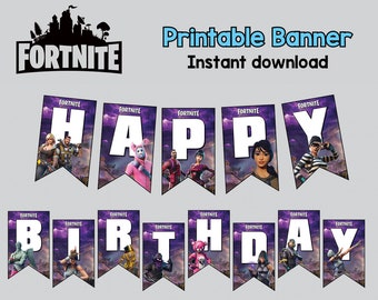 fortnite birthday printables etsy jpg 340x270 happy birthday banner fortnite - free printable fortnite banner