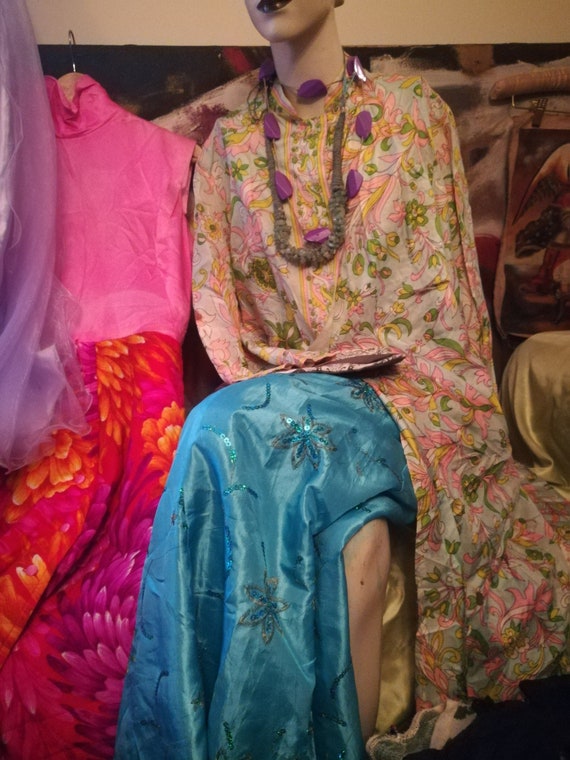 1970s Vintage Silk Psychodelic Jacket