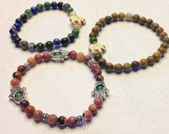 Boho Elephant and Buddha Bracelets