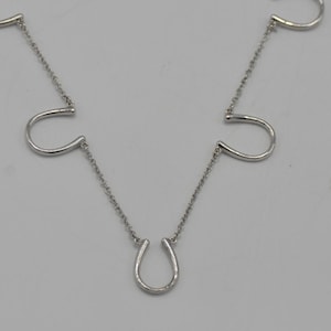 CJ Sardi Silver Horse Shoe Necklace