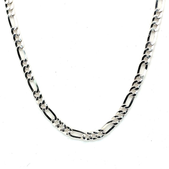 Sterling Silver Figaro Chain