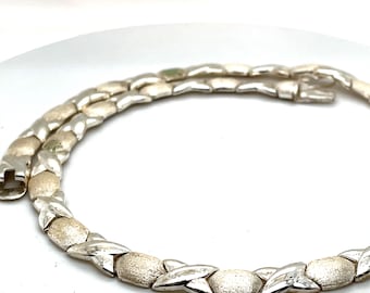 Sterling Silver X’s and O’s Necklace