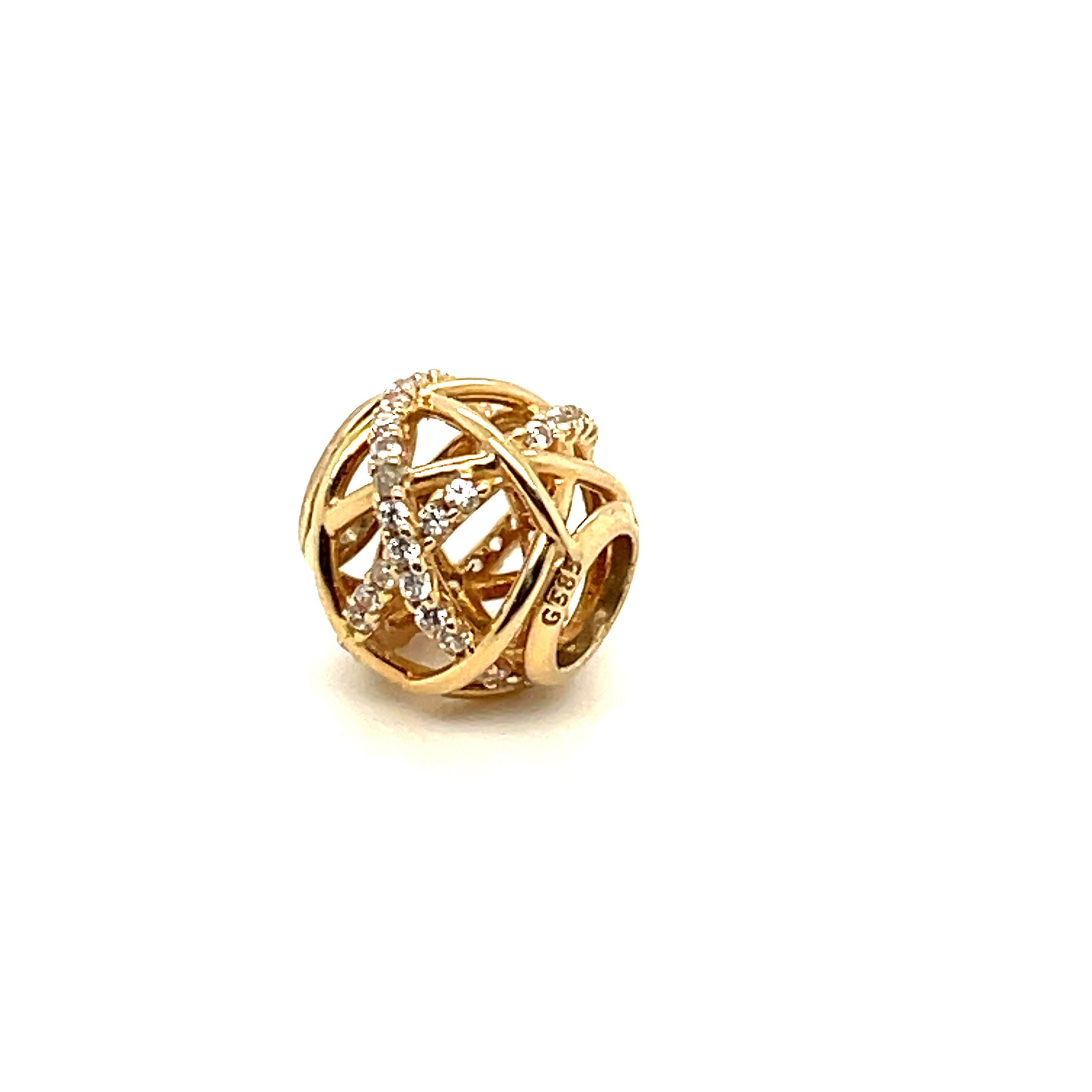 Retired Pandora 14K “galaxy Openwork” Charm - Etsy