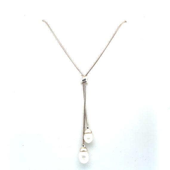 Sterling Silver Pearl Necklace