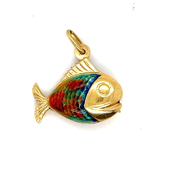 18KY Fish Charm