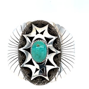Sterling Silver Navajo Cuff Bracelet