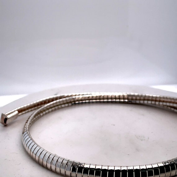 Sterling Silver Round Omega