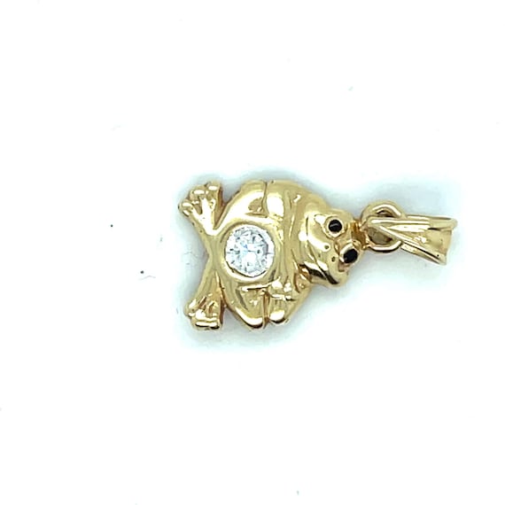 14KY Frog Charm