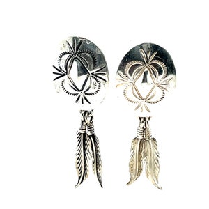 Vintage D. Cooke Navajo Earrings