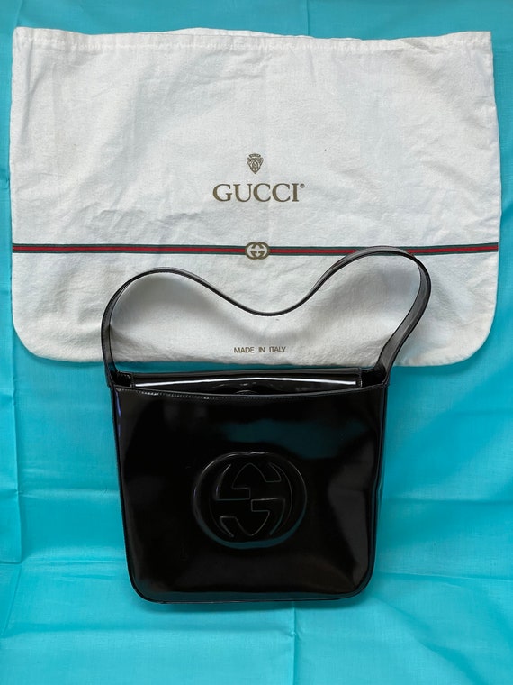 Vintage Gucci Soho Patent Leather Shoulder Bag