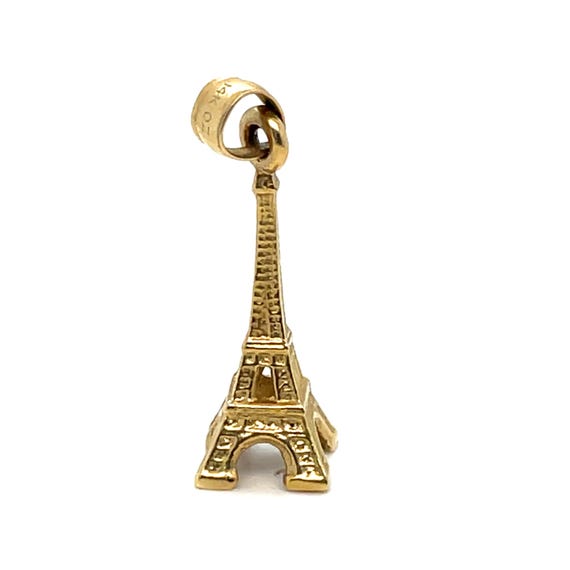 14KY Eiffel Tower Charm