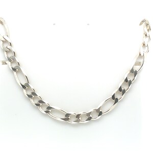 Sterling Silver Men’s Figaro Chain