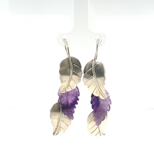 Sterling Silver Leaves Earrings