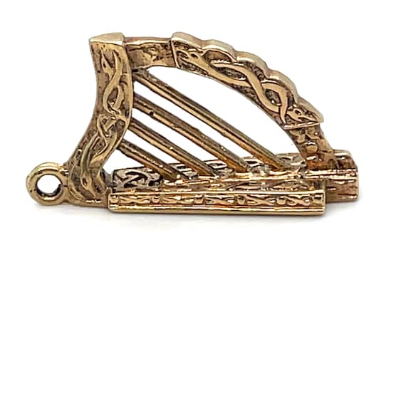 14KY Harp Charm