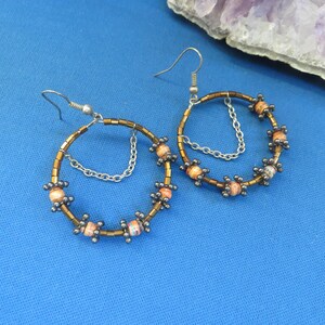 Kenya Hand Crafted African Ethnic Tribal Jewelry Maasai Masai ROUND Beaded Earrings PB