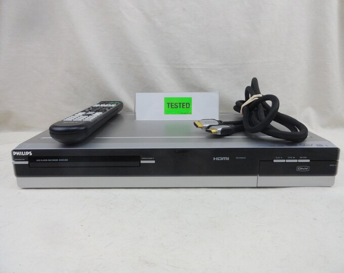 Philips DVDR3505 DVDR DVD Recorder Player With Universal Remote and