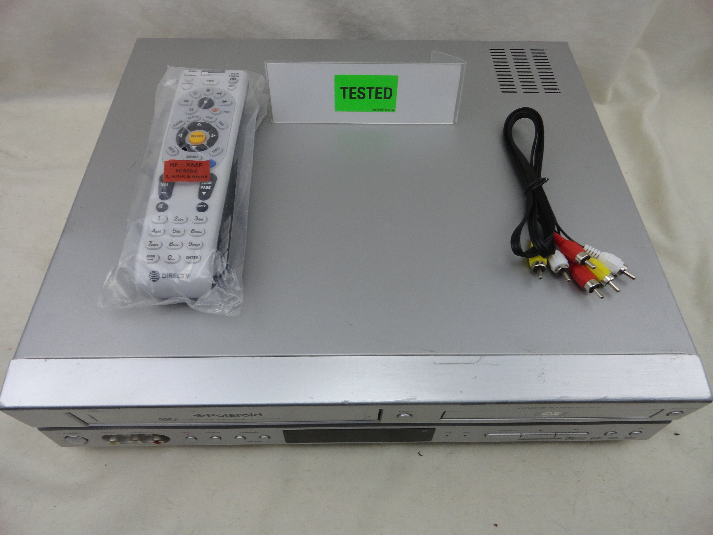 Polaroid DVC2010 DVD VCR Dual Double Deck Combo With Etsy