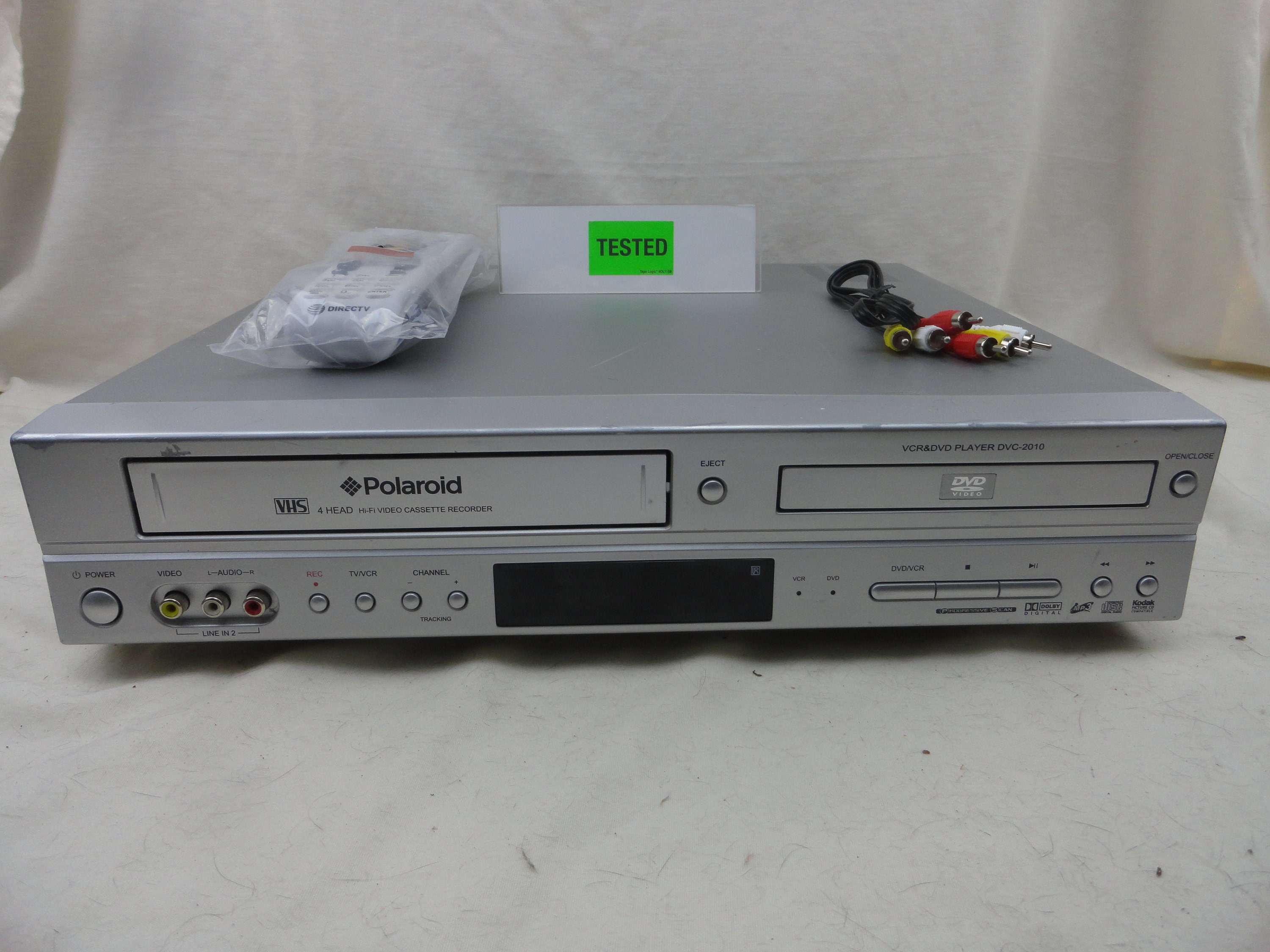 Polaroid DVC2010 DVD VCR Dual Double Deck Combo With Etsy