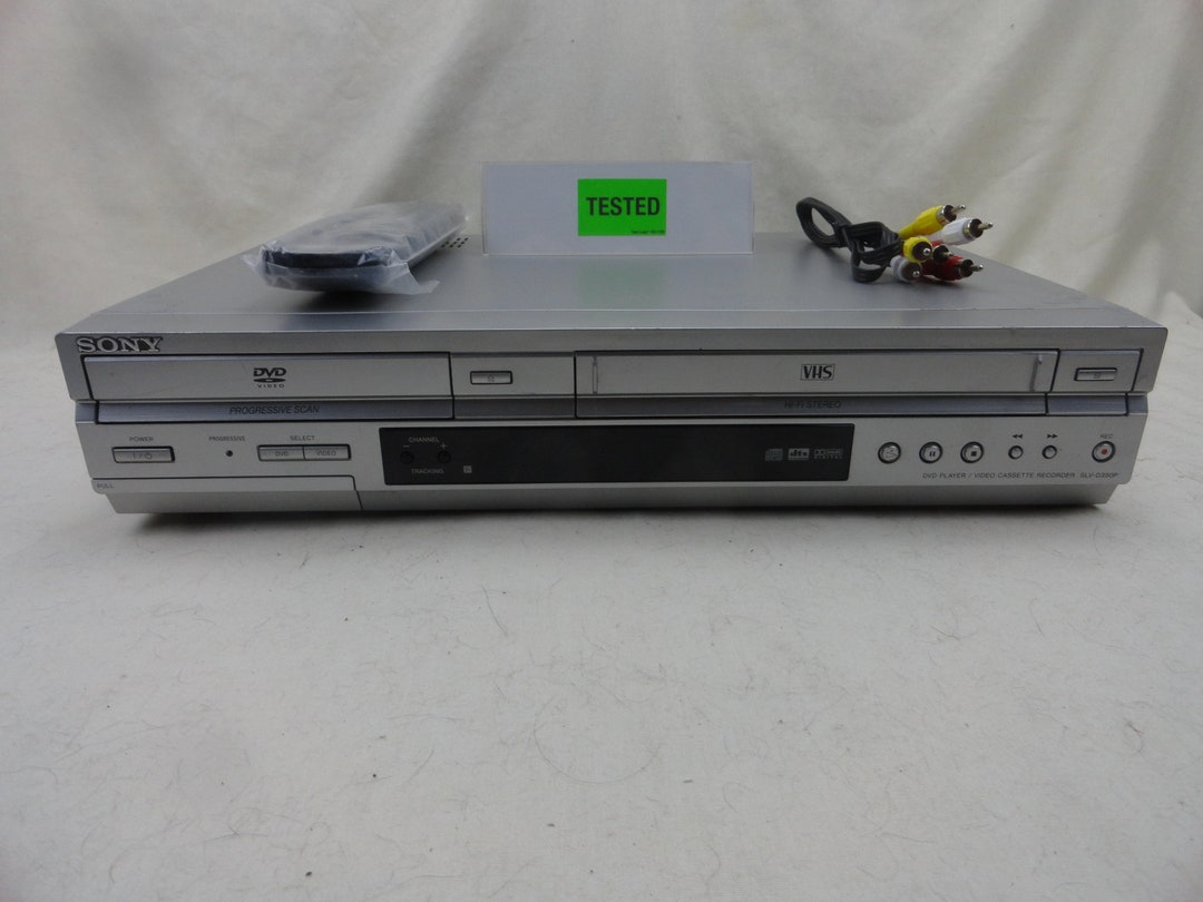 Sony SLVD350P DVD VCR Dual Double Deck Combo With Remote and Etsy