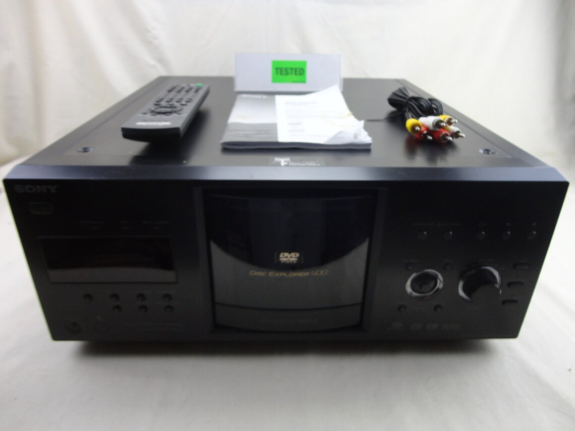 Sony DVPCX985V DVD Player 400 CD Capacity Mega Jukebox Disc Etsy