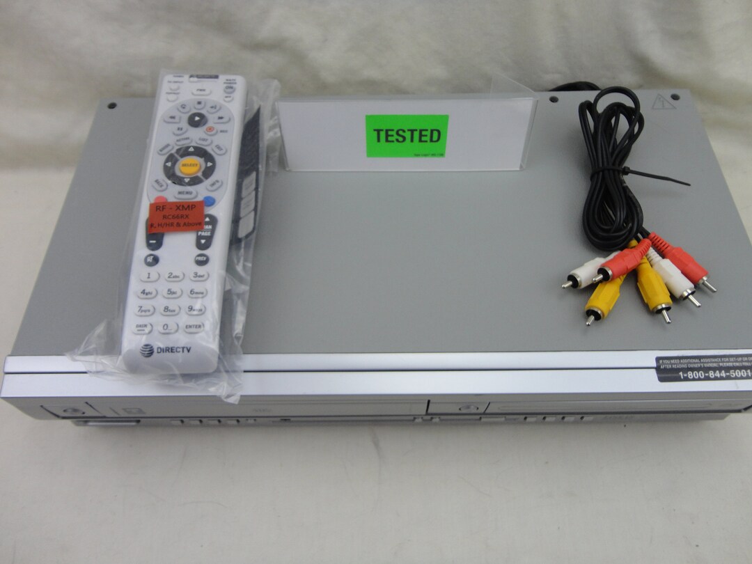 Trutech DV220TT8 DVD VCR Dual Double Deck Combo With Universal Etsy