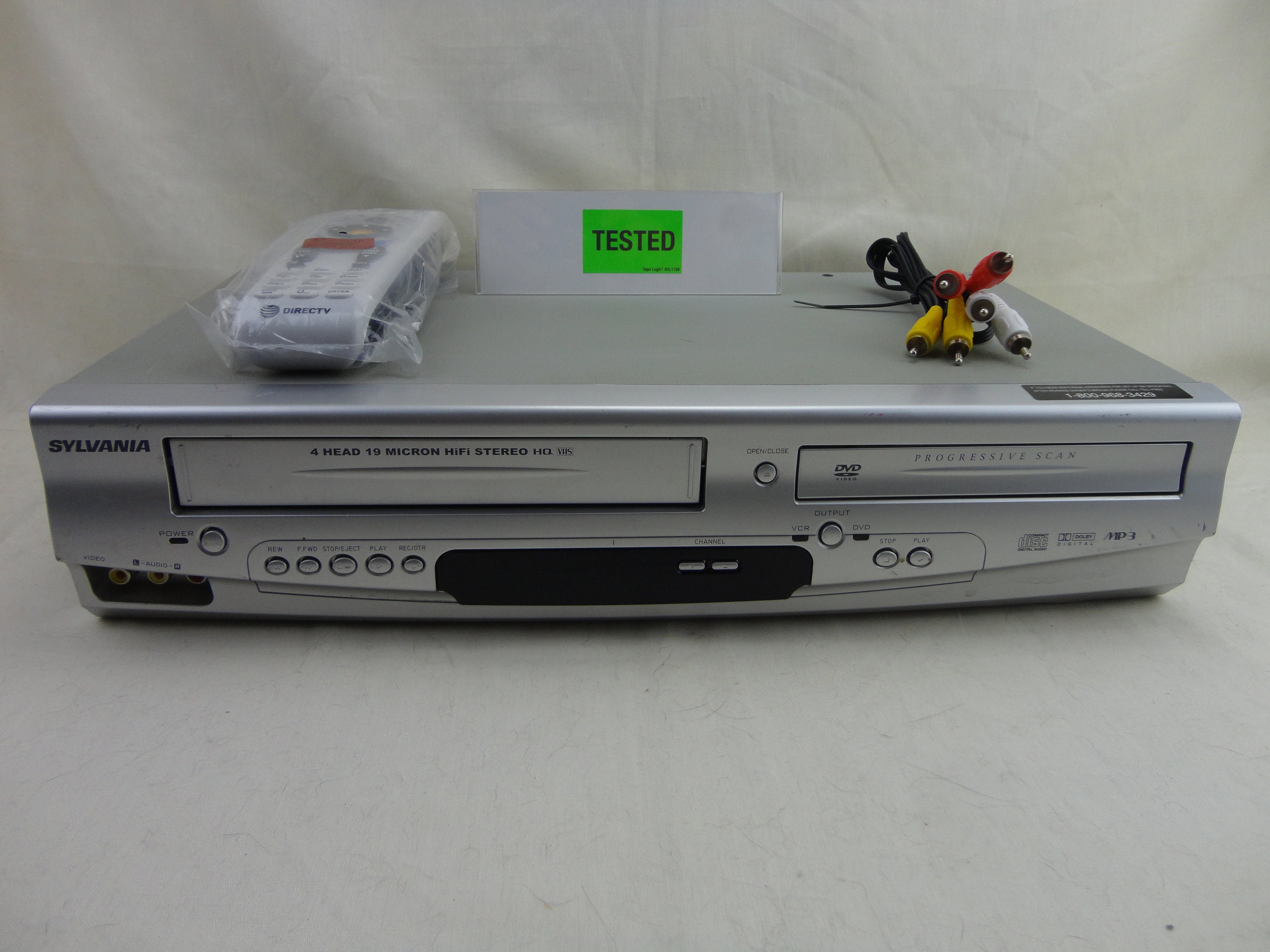 Sylvania DVD RECORDER DVD VCR Combo VHS Player Recorder w/ Disney VHS