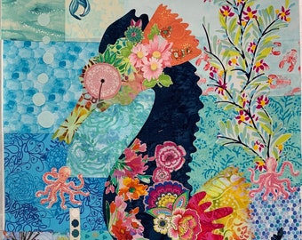 Jack Collage Quilt Kit by Doris Rice, Certified Collage Quilt ...