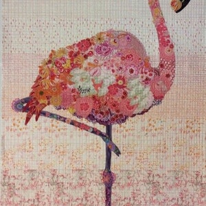 Pinkerton Collage Quilt Pattern by Laura Heine - size 38 x 64