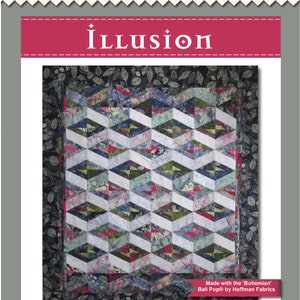 Illusion Games BasiX Pattern by Cactus Queen Quilt Co.