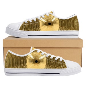 Crash Cymbal Canvas Low Top Sneaks