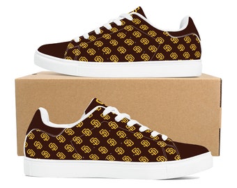 SD Checkered Brown Lowtop Sneaks