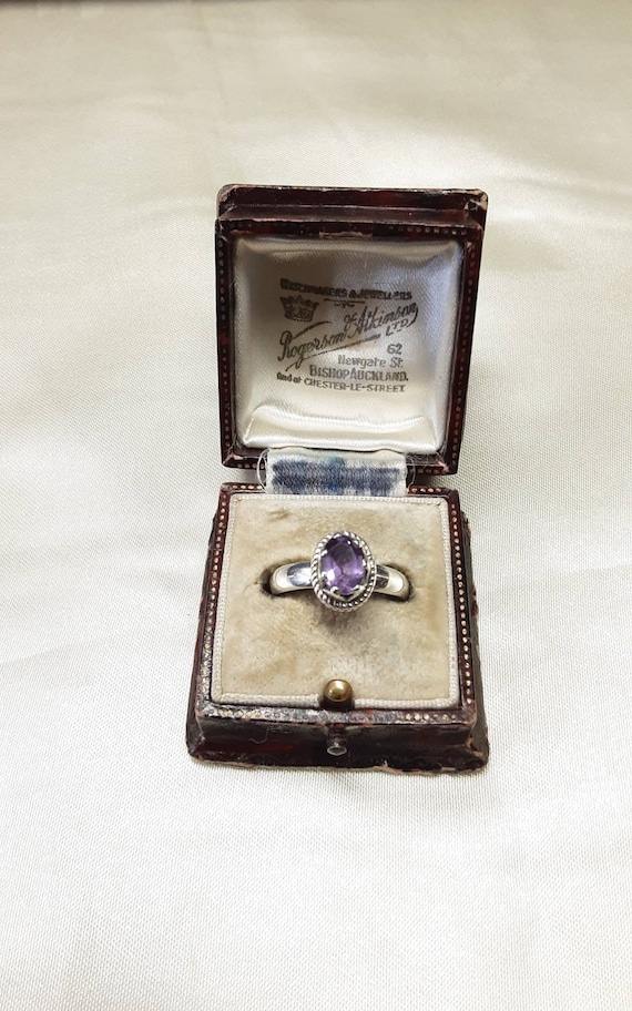 美しいインドのヴィンテージ スターリング シルバーと天然ファセット