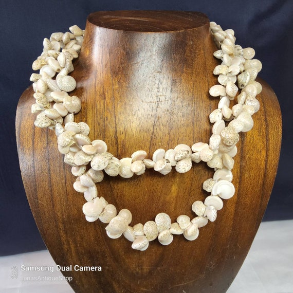 Long cheap shell necklace
