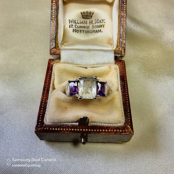 Fantastic Vintage Women s Sterling Silver Natural Amethyst and