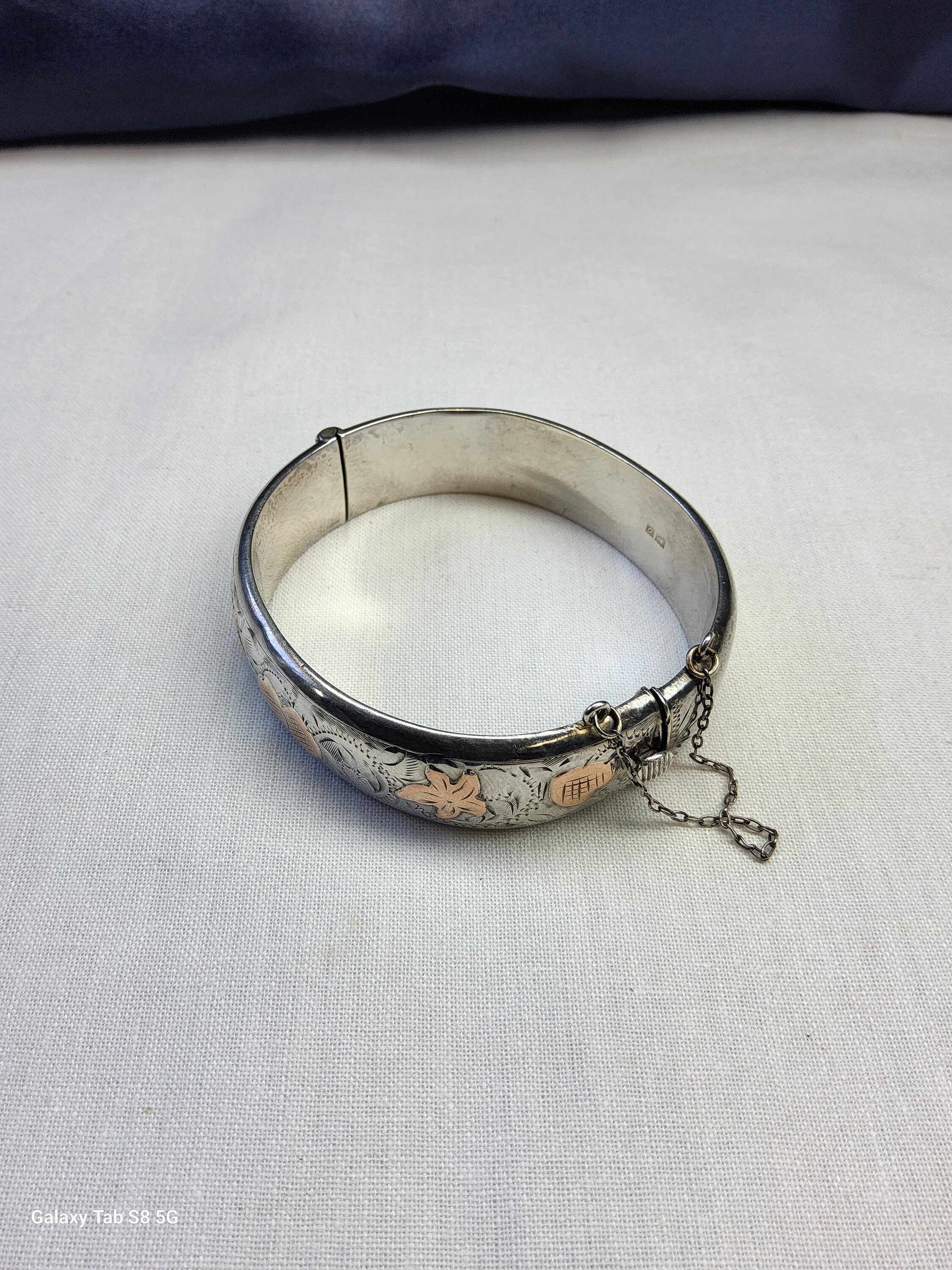 Beautiful 1963 Vintage, Woman's Engraved Sterling Silver