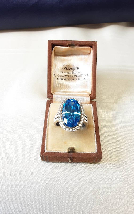 Stunning Vintage Sterling Silver and Cubic Zircon… - image 1