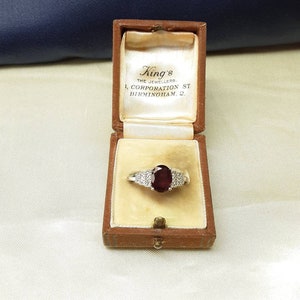 Fantastic Vintage Sterling Silver, Natural Topaz and Natural Amethyst Statement Ring.