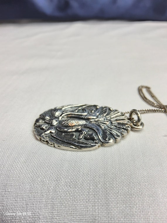 Superb Victorian, Antique, Woman's Silver Double … - image 7