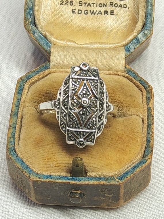 Beautiful Vintage, Woman's Sterling Silver and Ma… - image 4