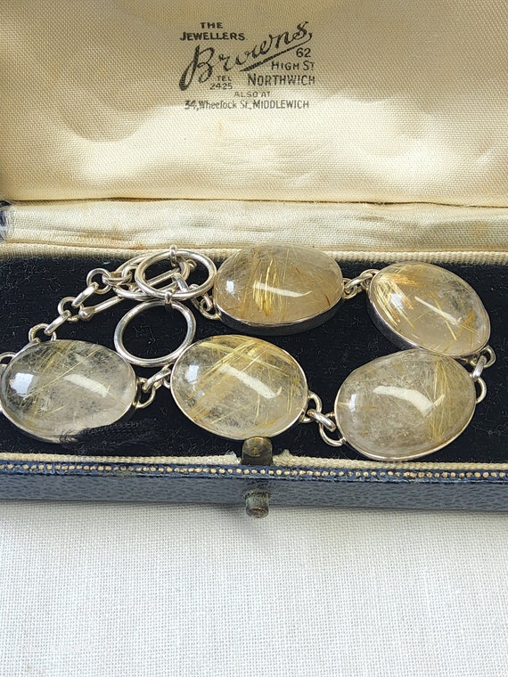 Beautiful Vintage, Woman's Sterling Silver and Na… - image 2