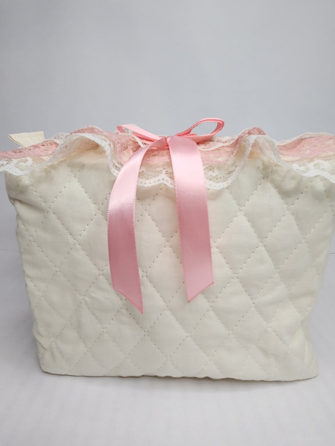 Quilted Cotton Fabric Zipper Pouch Etsy