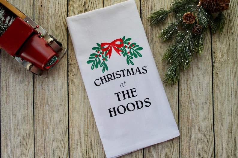 Custom Personalized Christmas Tea Towel Keepsake With the Last Etsy