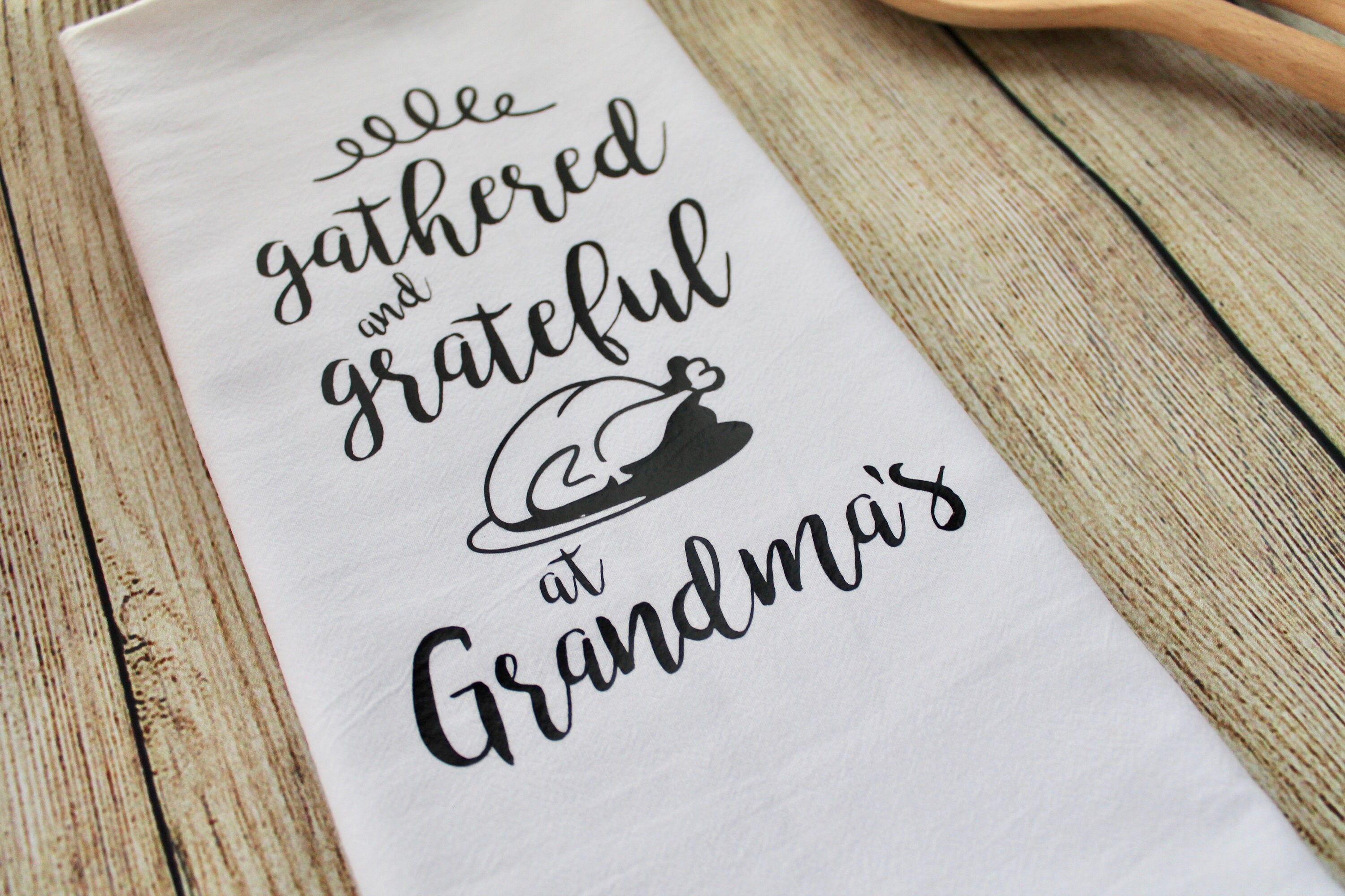 GATHERED and GRATEFUL at GRANDMA'S Thanksgiving Hostess Etsy.de