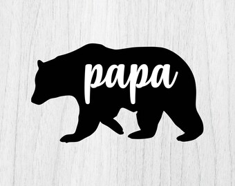 Download Papa bear svg | Etsy