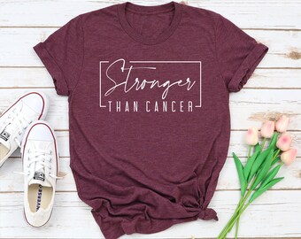 Think Pink T Shirt Remission Pink Strong Survivor Stronger Than Cancer Text Design T-Shirt Breast Cancer Shirt Awareness