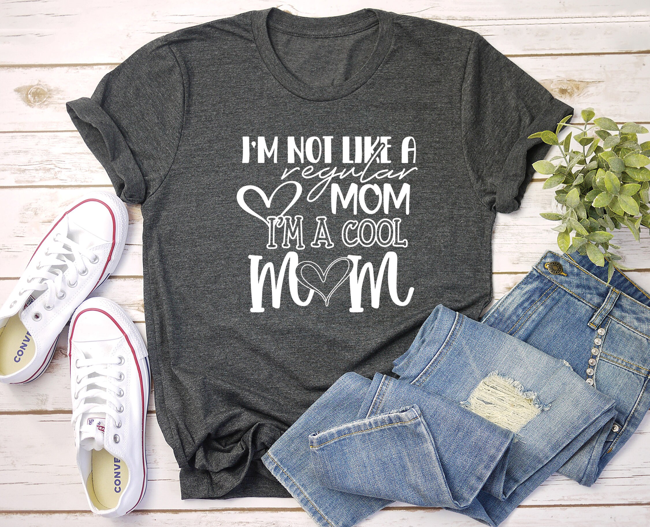 Mama Shirt I'm Not Like A Regular Mom I'm A Cool Mom | Etsy