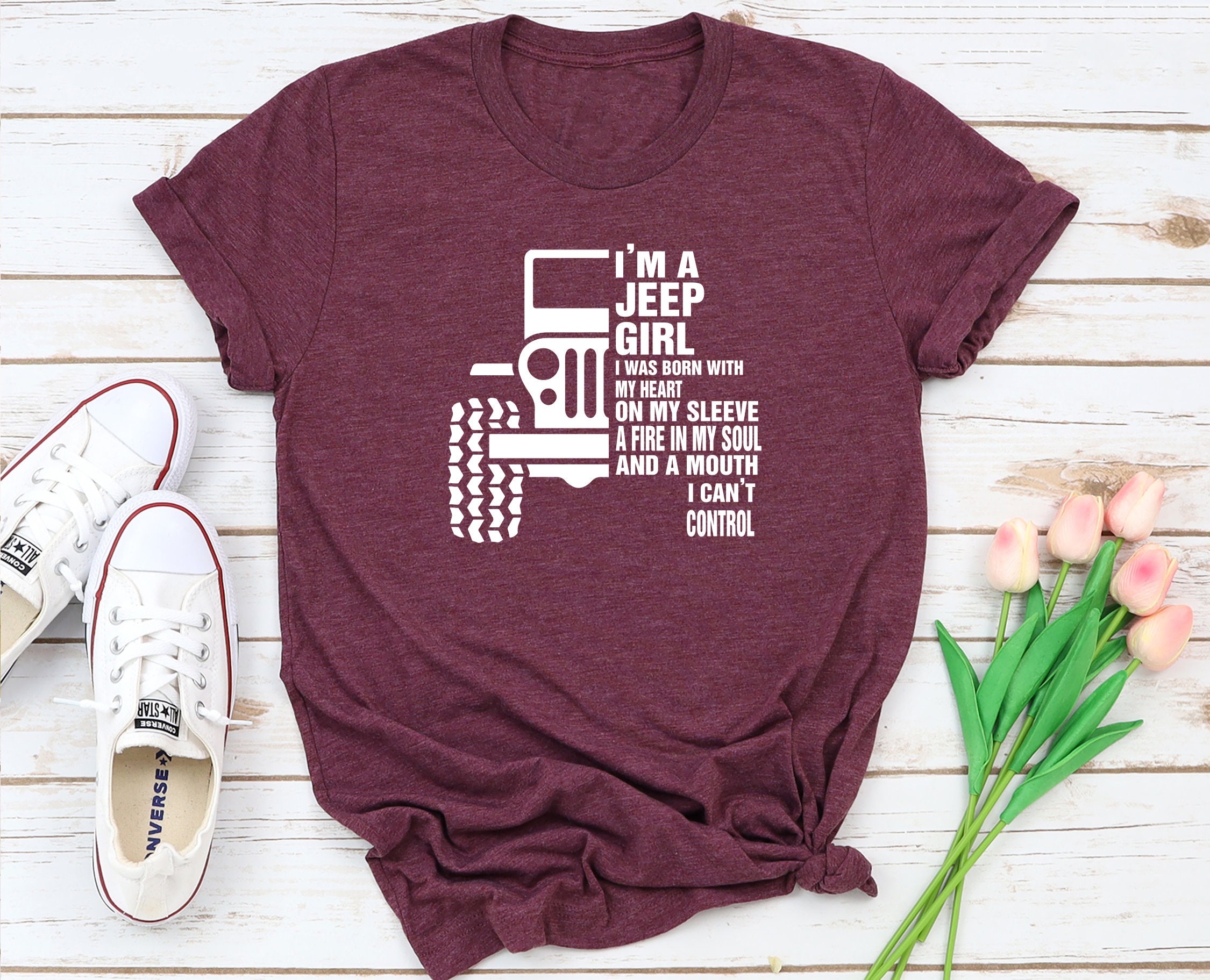 Jeep Girl T shirtGraphic T ShirtJeep Girl TeesVacation T Etsy