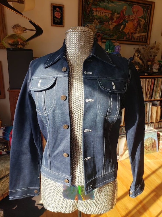 deep blue denim jacket