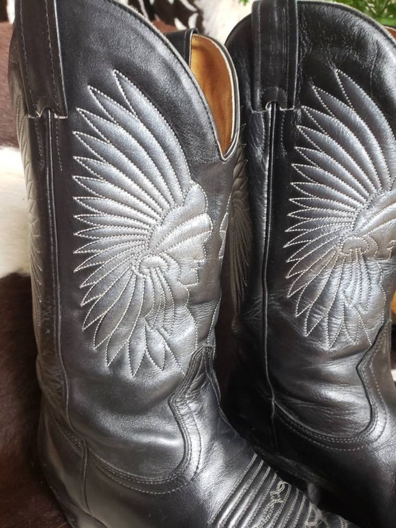 BOULET Gunmetal Chief stivali da cowboy | Etsy Italia
